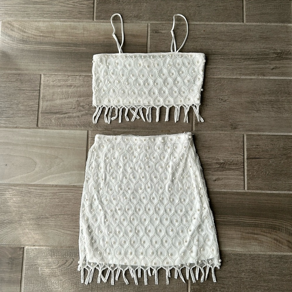 12th Tribe pearl embellished set